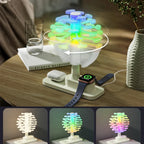 Table Lamp | Rotating Spiral Design & Wireless Charging & Adjustable Lighting