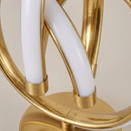 Table Lamp | Sculptural Curved LED & Compact Base | Plug-In
