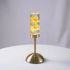 Table Lamp | Touch-Control Color-Changing LED | Preserved Flower Display