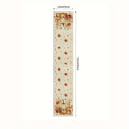 Table Runner | Linen Colorfast Pumpkin & Floral | 4 Sizes