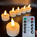 Tealight Candles | Flameless, Remote-Controlled & Dimmable