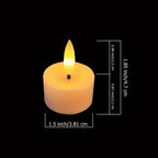 Tealight Candles | Flameless, Remote-Controlled & Dimmable