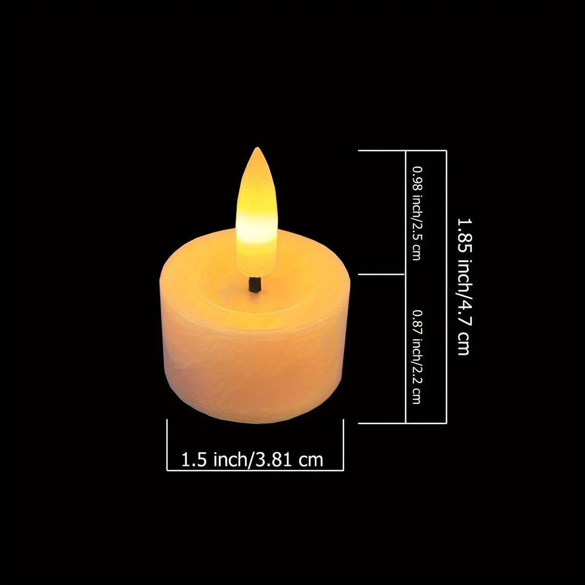 Tealight Candles | Flameless, Remote-Controlled & Dimmable