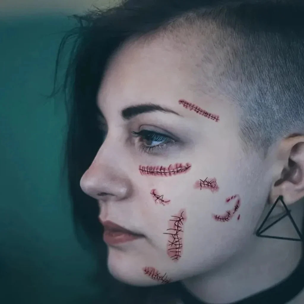 Temporäre Wundtattoos | Realistisch, Wasserfest & Abnehmbar