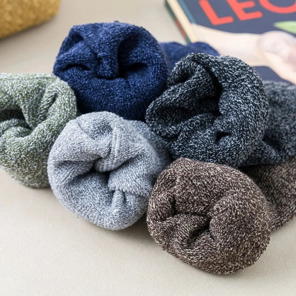 Thermal Socks | Retro Style & Frost Protection | Pack of 5