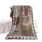 Throw Blanket | Soft & Breathable Machine-Washable Landscape Motif