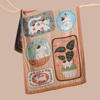 Throw Blanket | Soft & Breathable Machine-Washable Landscape Motif