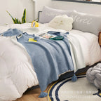 Throw Blanket | Soft & Breathable Two-Tone Weave | 130 cm