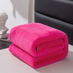 Throw Blanket | Soft & Machine-Washable Knitted Polyester | 70 x 100–200 x 230 cm