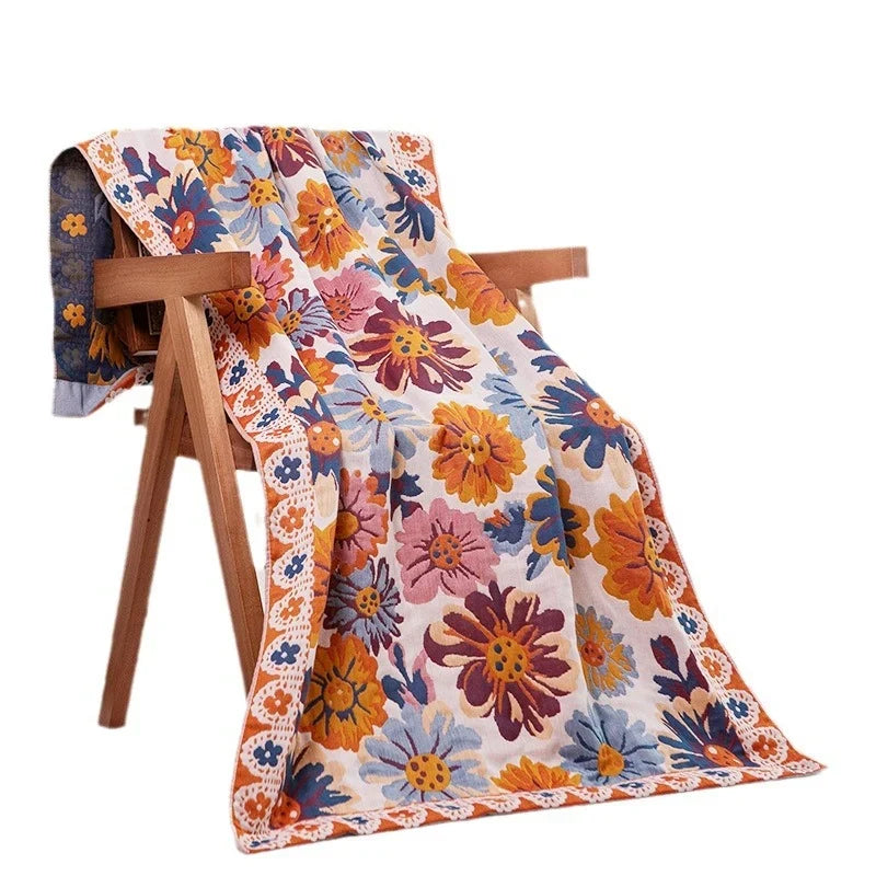 Throw Blanket | Soft & Machine-Washable Strawberry Print