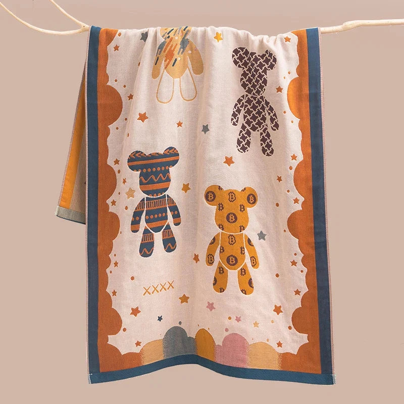 Throw Blanket | Soft & Machine-Washable Strawberry Print