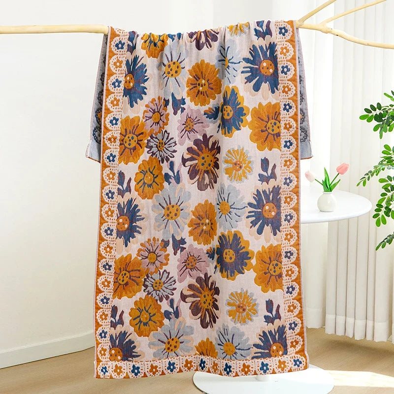 Throw Blanket | Soft & Machine-Washable Strawberry Print
