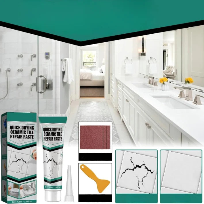 Tile Repair Paste | Fast-Drying & Waterproof | 100 ml Kit