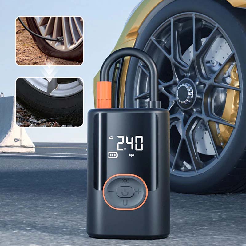 Tire Inflator | Cordless Handheld & Automatic Shut-Off