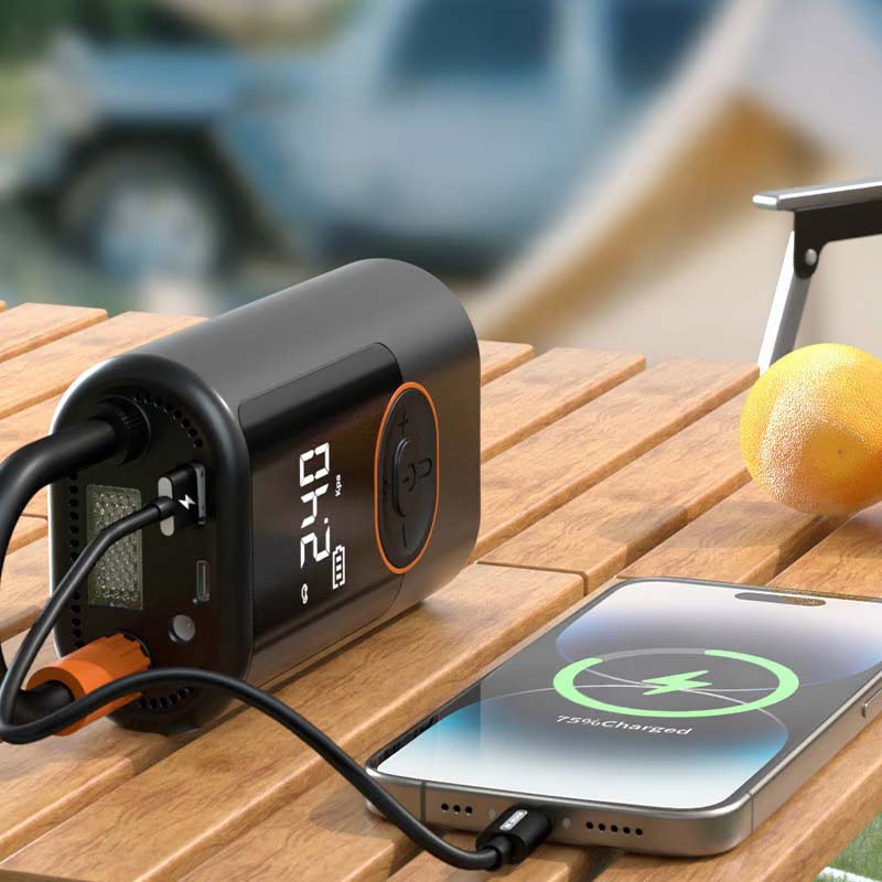 Tire Inflator | Cordless Handheld & Automatic Shut-Off