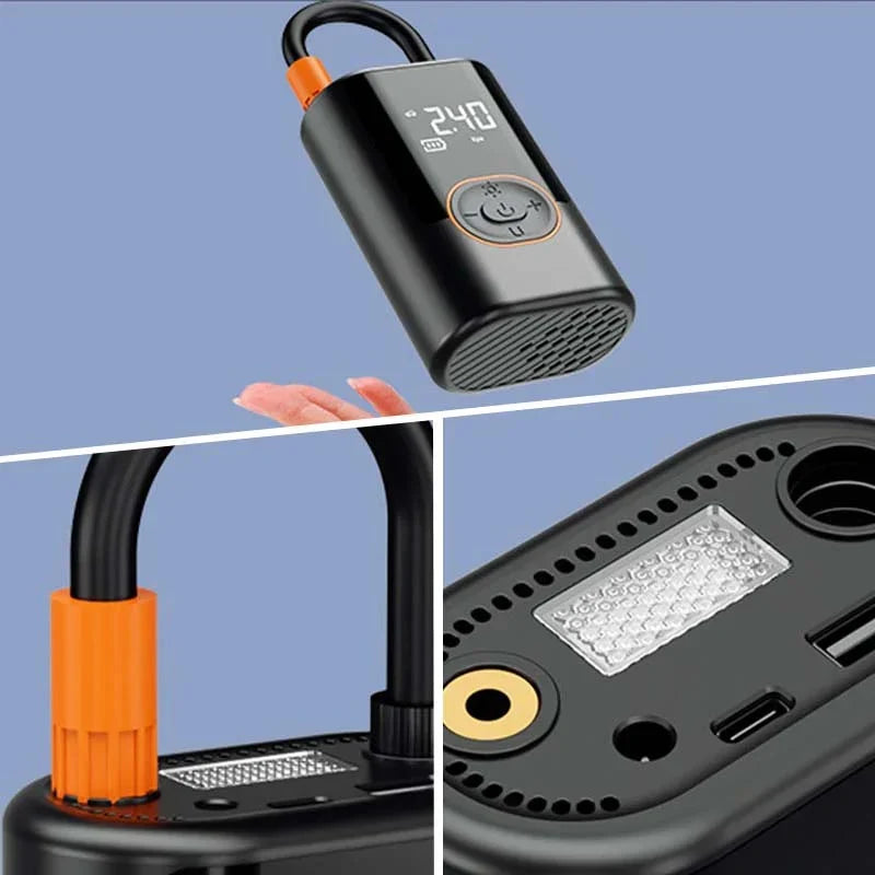 Tire Inflator | Cordless Handheld & Automatic Shut-Off