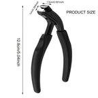 Toenail Clipper | Curved Stainless Steel Blade & Soft-Touch Handle | PU Pouch Included