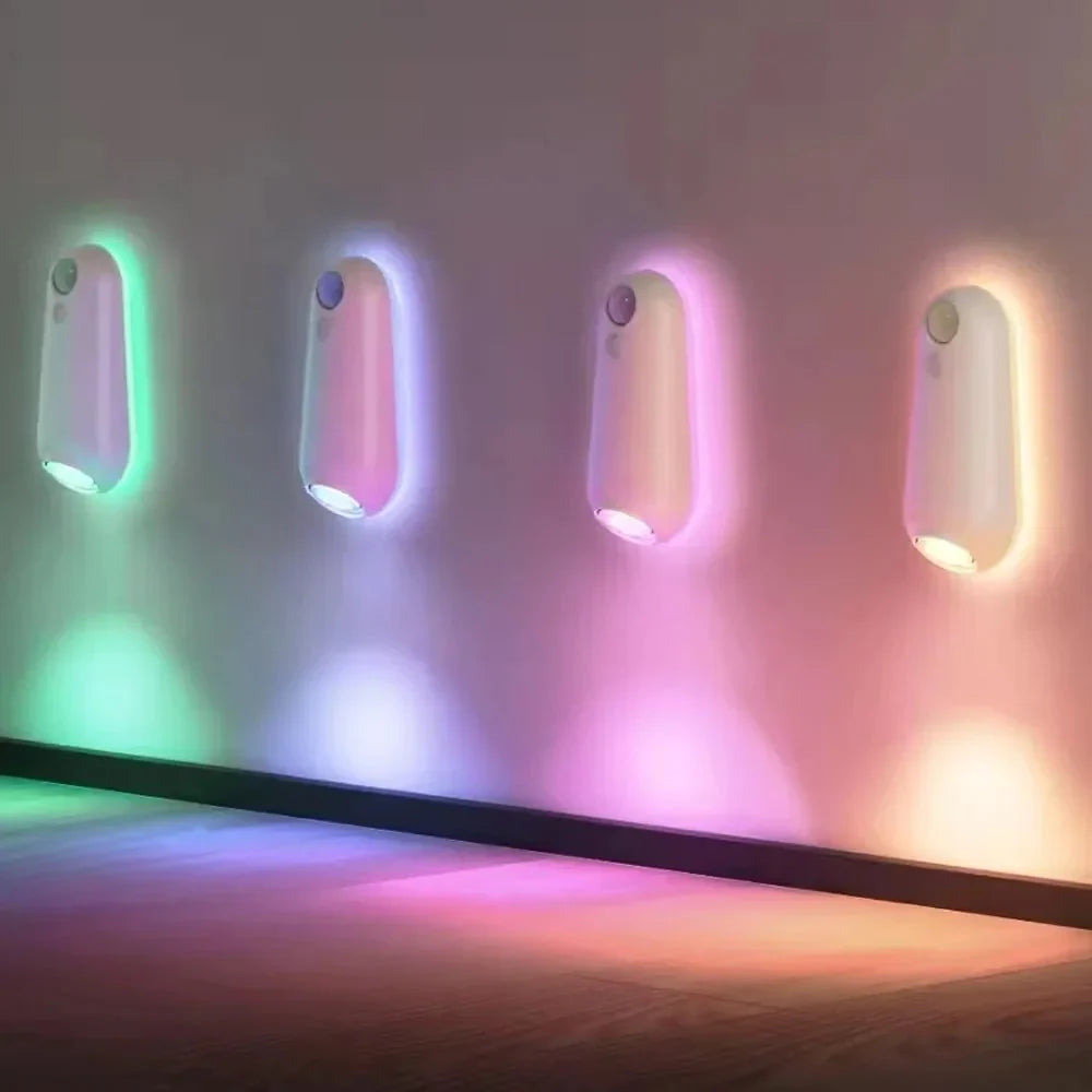 Toilet Night Light | Motion-Activated 7-Color RGB & USB Rechargeable