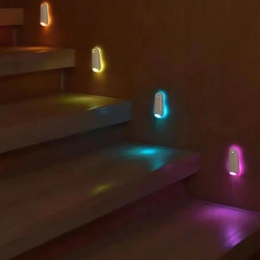 Toilet Night Light | Motion-Activated 7-Color RGB & USB Rechargeable