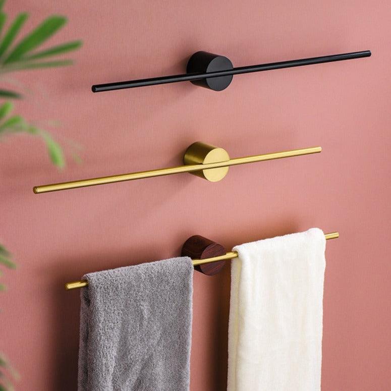 Towel Holder | Brushed Aluminum, Portable & Space-Saving