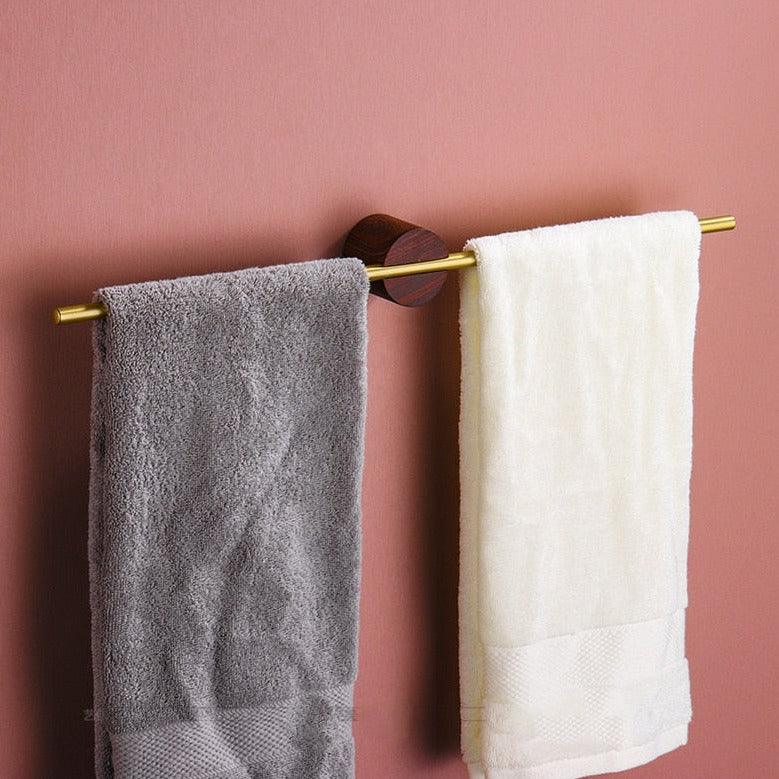 Towel Holder | Brushed Aluminum, Portable & Space-Saving