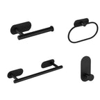 Towel Holder Set | Self-Adhesive Stainless Steel | 4-Piece Set