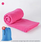 Travel Blanket | Ultra-Soft Fleece, Lightweight & Packable | 190 x 80 cm