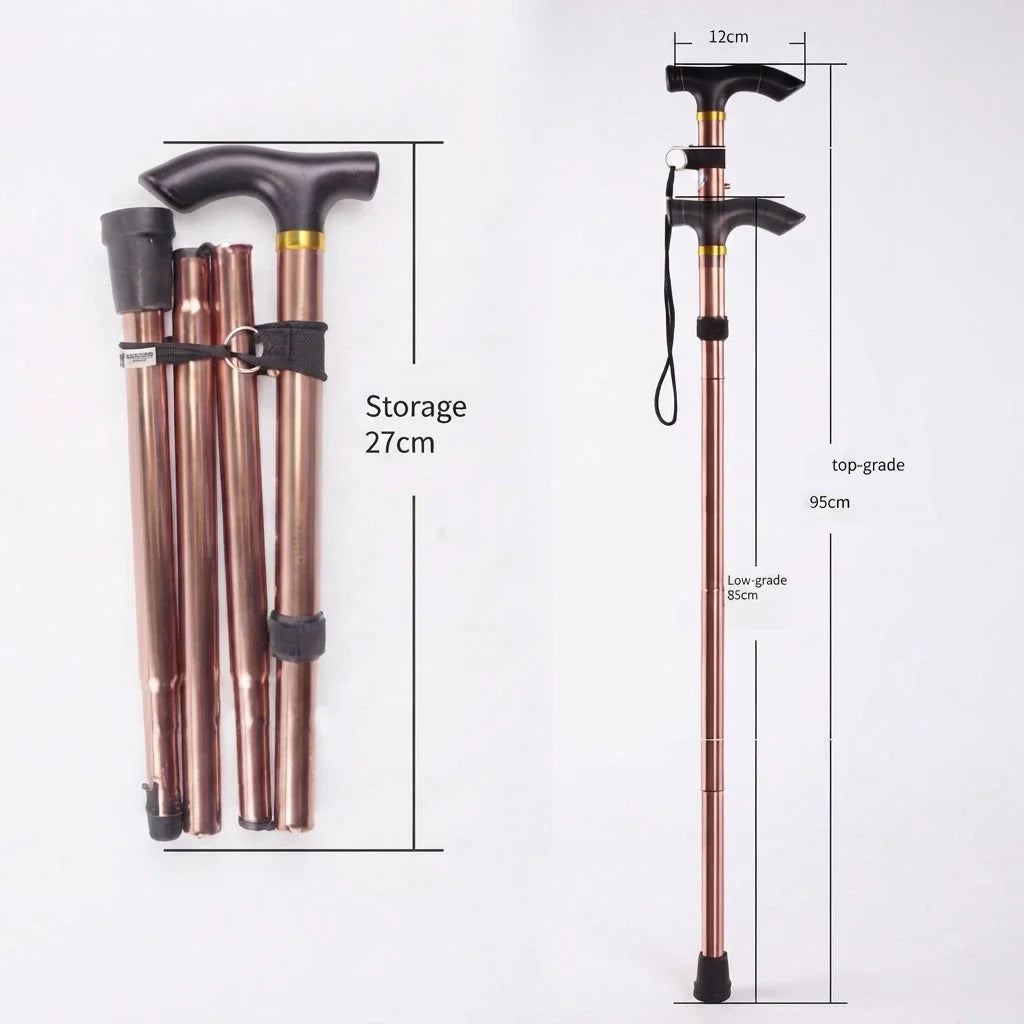 Trekking Pole | Lightweight Aluminum & Foldable | Adjustable 85–95 cm