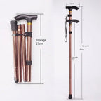 Trekking Pole | Lightweight Aluminum & Foldable | Adjustable 85–95 cm