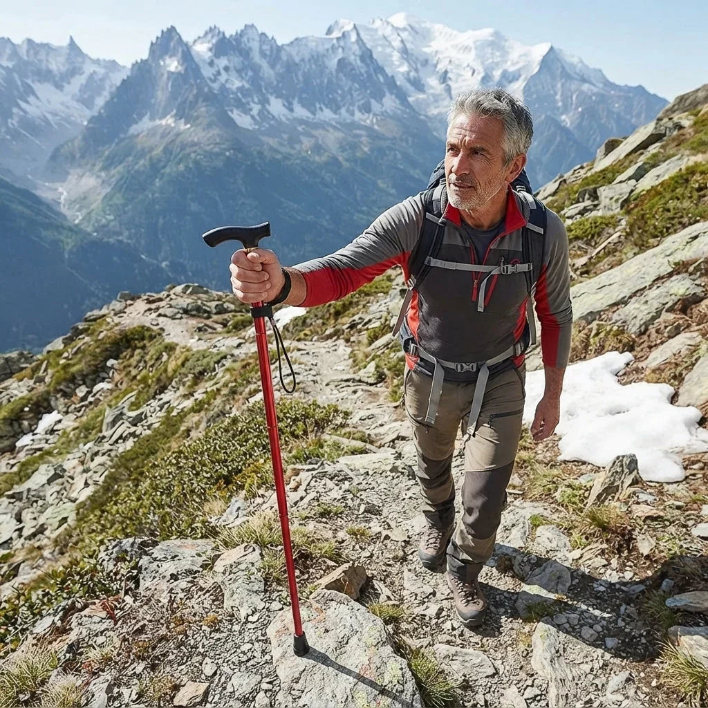 Trekking Pole | Lightweight Aluminum & Foldable | Adjustable 85–95 cm