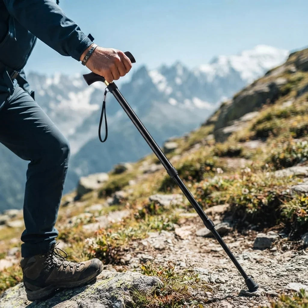 Trekking Pole | Lightweight Aluminum & Foldable | Adjustable 85–95 cm