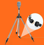 Tripod Sprinkler | 360° Rotating & Stainless Steel | 6–12 m Radius