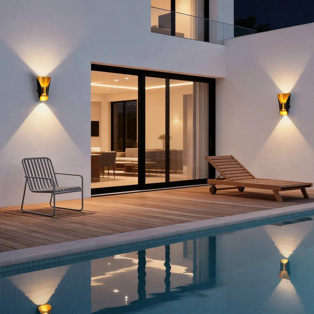 Up & Down Wall Light | IP65 Waterproof Aluminum