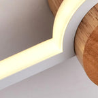 Vanity Wall Lamp | Wood & Metal Frame, Acrylic Shade | LED Included