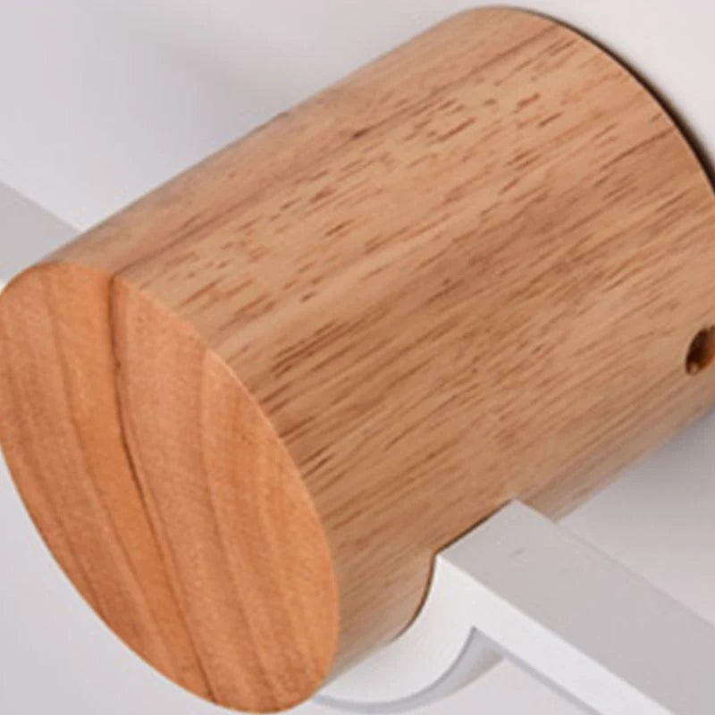 Vanity Wall Lamp | Wood & Metal Frame, Acrylic Shade | LED Included