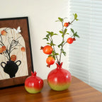 Vase | Sculptural Pomegranate & Hand-Formed | For Dried Flowers