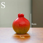 Vase | Sculptural Pomegranate & Hand-Formed | For Dried Flowers