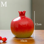 Vase | Sculptural Pomegranate & Hand-Formed | For Dried Flowers