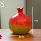 Vase | Sculptural Pomegranate & Hand-Formed | For Dried Flowers