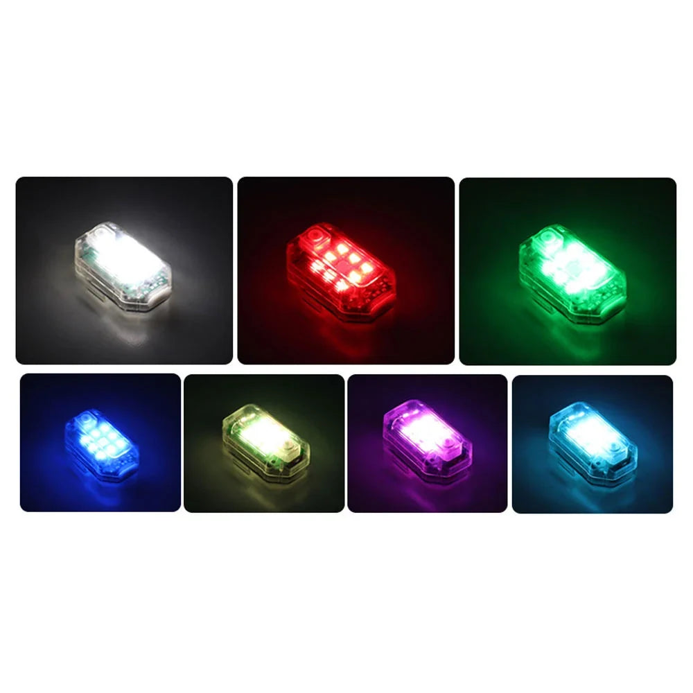 Vehicle Warning Light | Remote-Controlled & USB-Rechargeable LED Strobe
