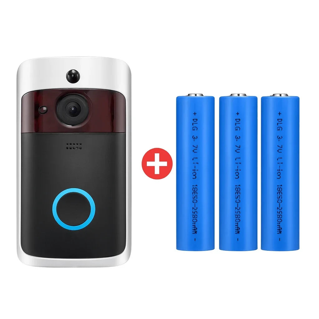 Video Doorbell | HD Night Vision & Two-Way Audio | 166° Wide Angle