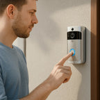 Video Doorbell | HD Night Vision & Two-Way Audio | 166° Wide Angle