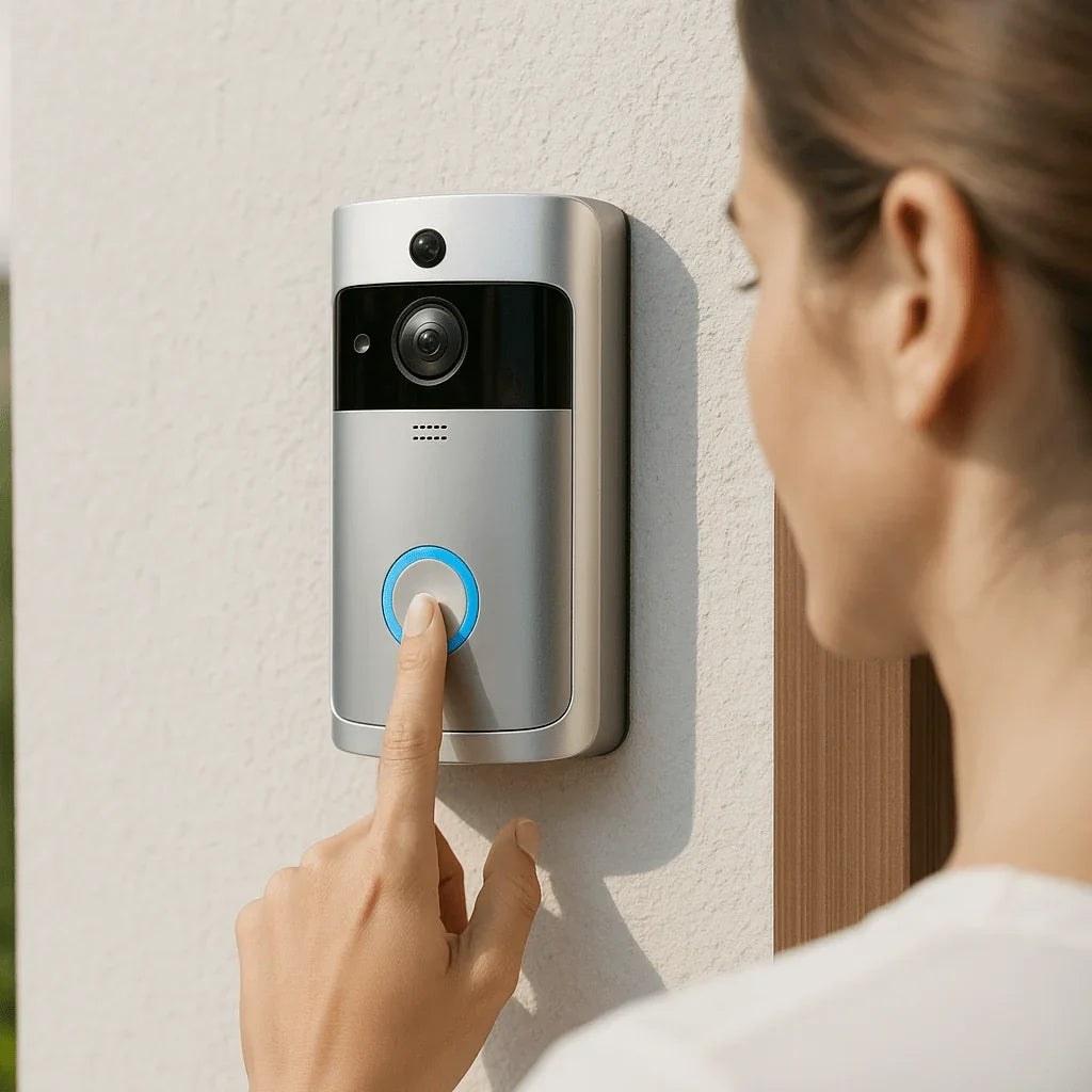 Video Doorbell | HD Night Vision & Two-Way Audio | 166° Wide Angle