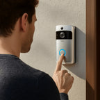 Video Doorbell | HD Night Vision & Two-Way Audio | 166° Wide Angle