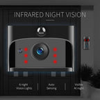 Video Doorbell | HD Night Vision & Two-Way Audio | 166° Wide Angle