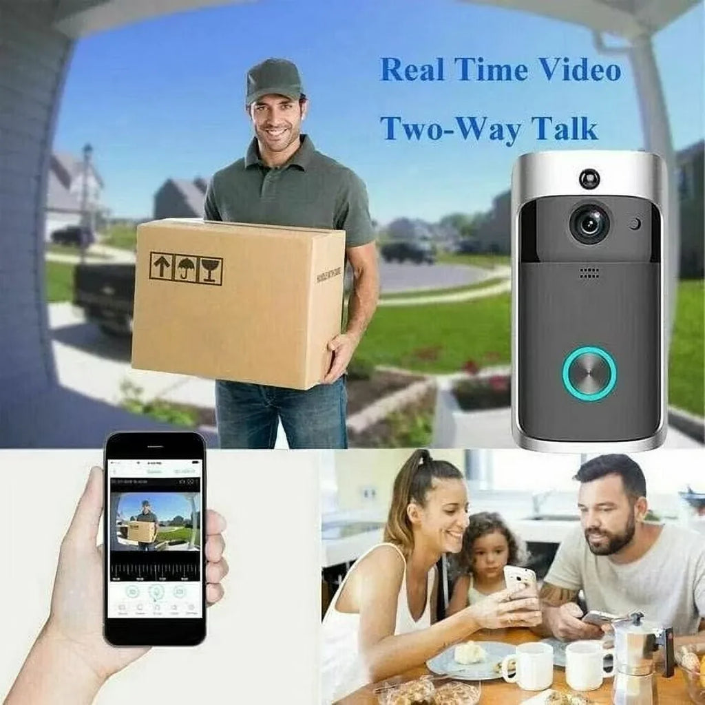 Video Doorbell | WiFi HD Night Vision & Two-Way Audio