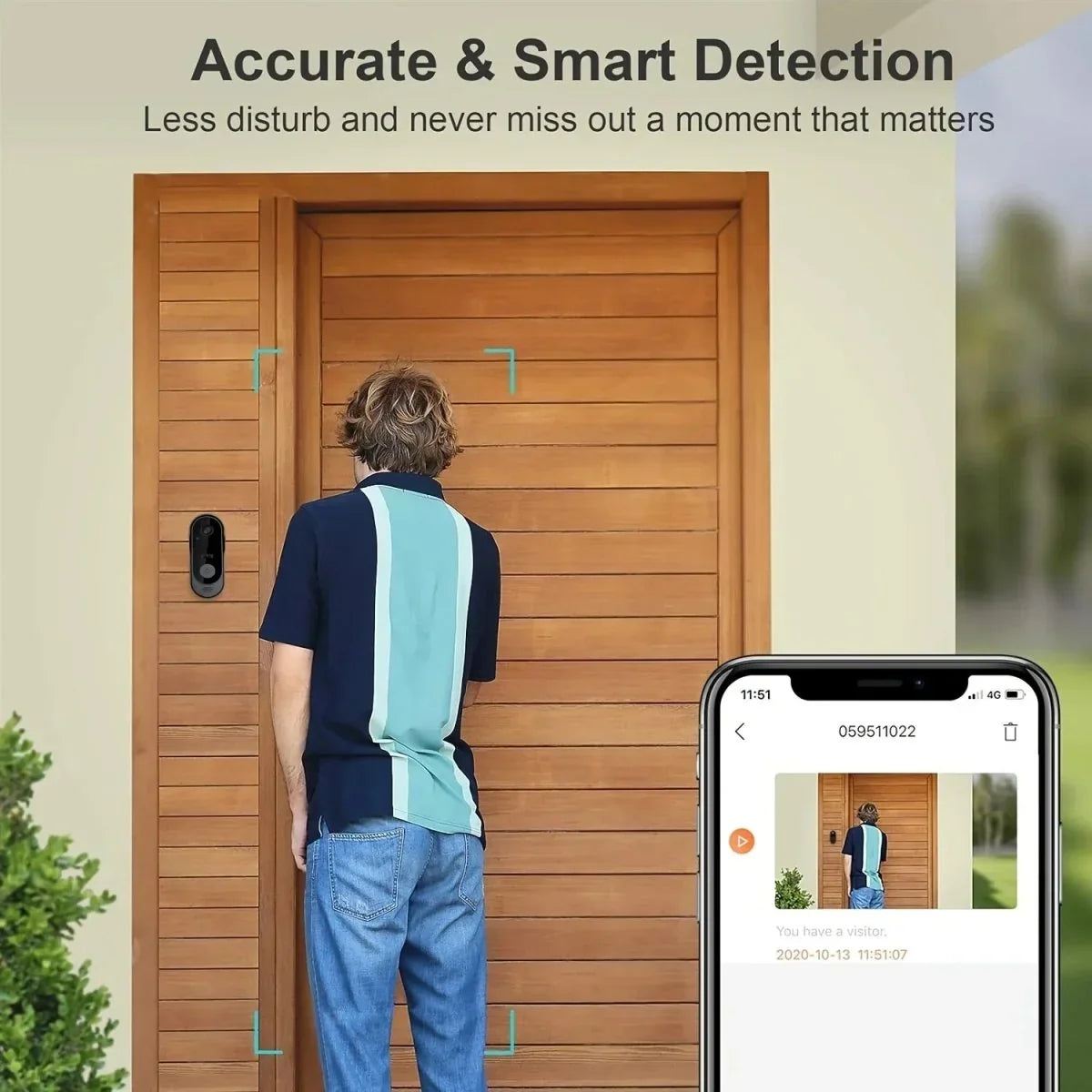 Video Doorbell | Wireless HD Night Vision & Motion Detection