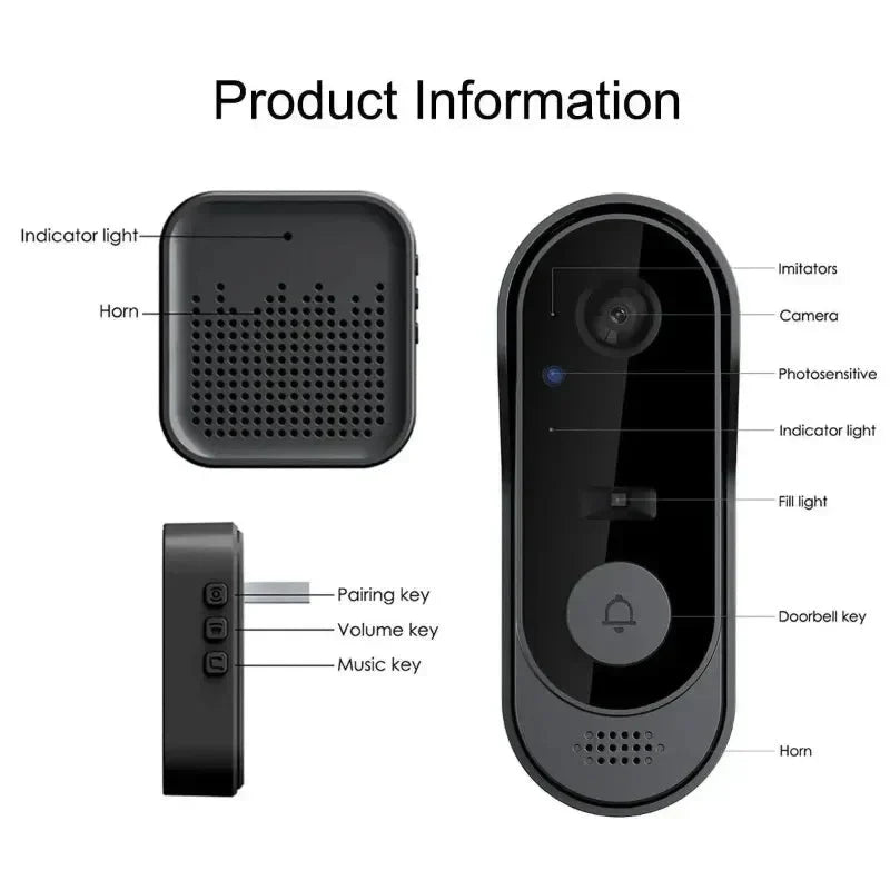 Video Doorbell | Wireless HD Night Vision & Motion Detection