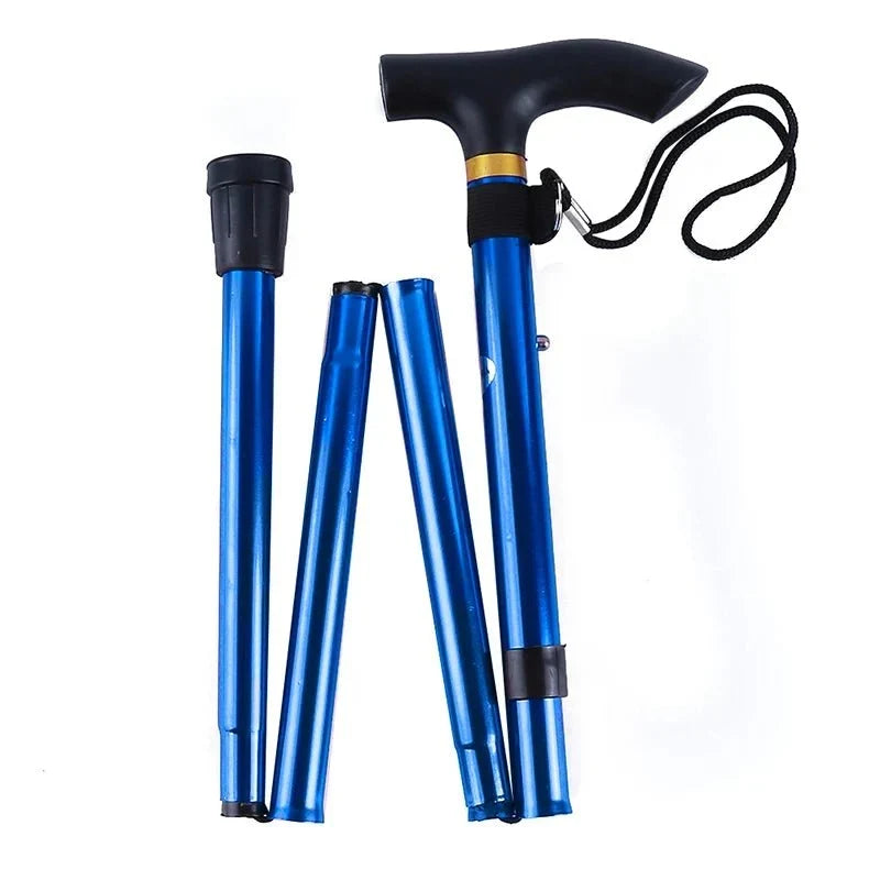 Walking Cane | Lightweight Aluminum & Height-Adjustable Ergonomic Non-Slip Handle