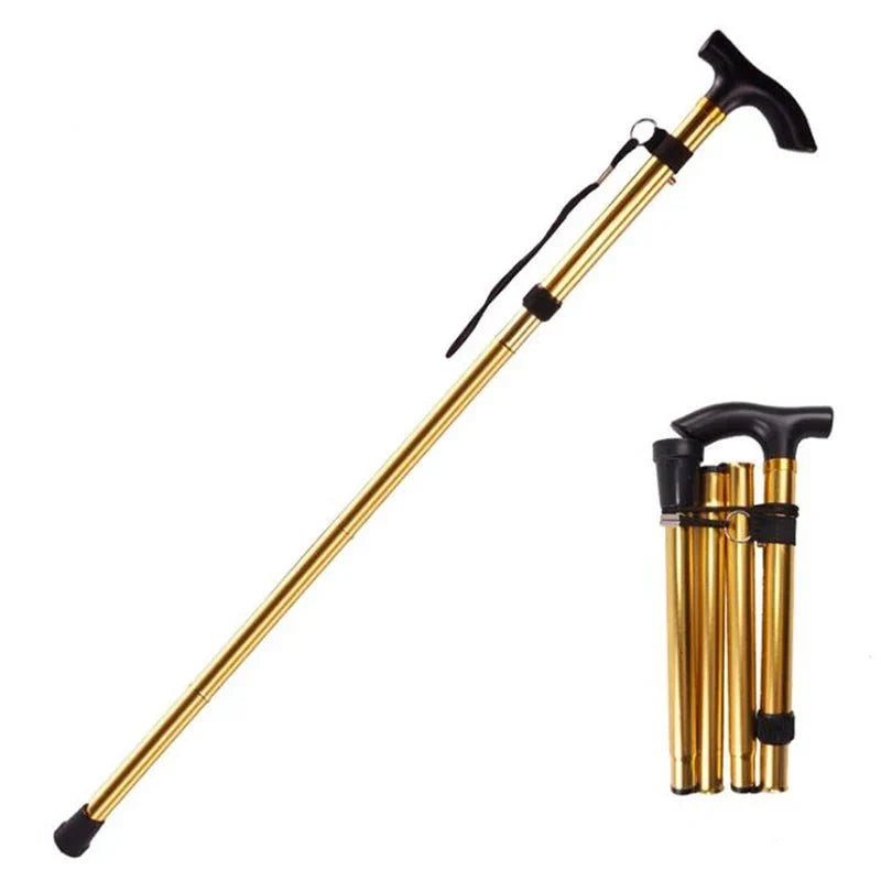 Walking Cane | Lightweight Aluminum & Height-Adjustable Ergonomic Non-Slip Handle